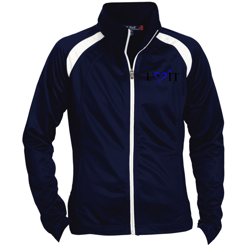 YOU LOVE IT Blue U Love it Goddess Raglan  Jacket