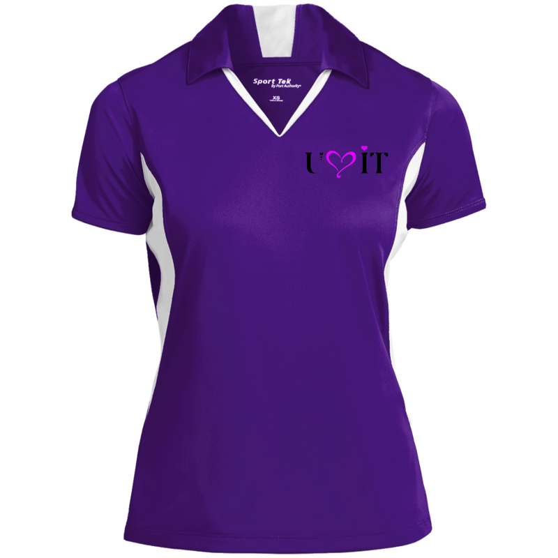 U LOVE IT Purple Goddess Performance Polo